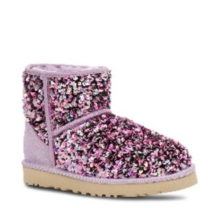 UGG Mini Classic Stellar Sequin Boots
